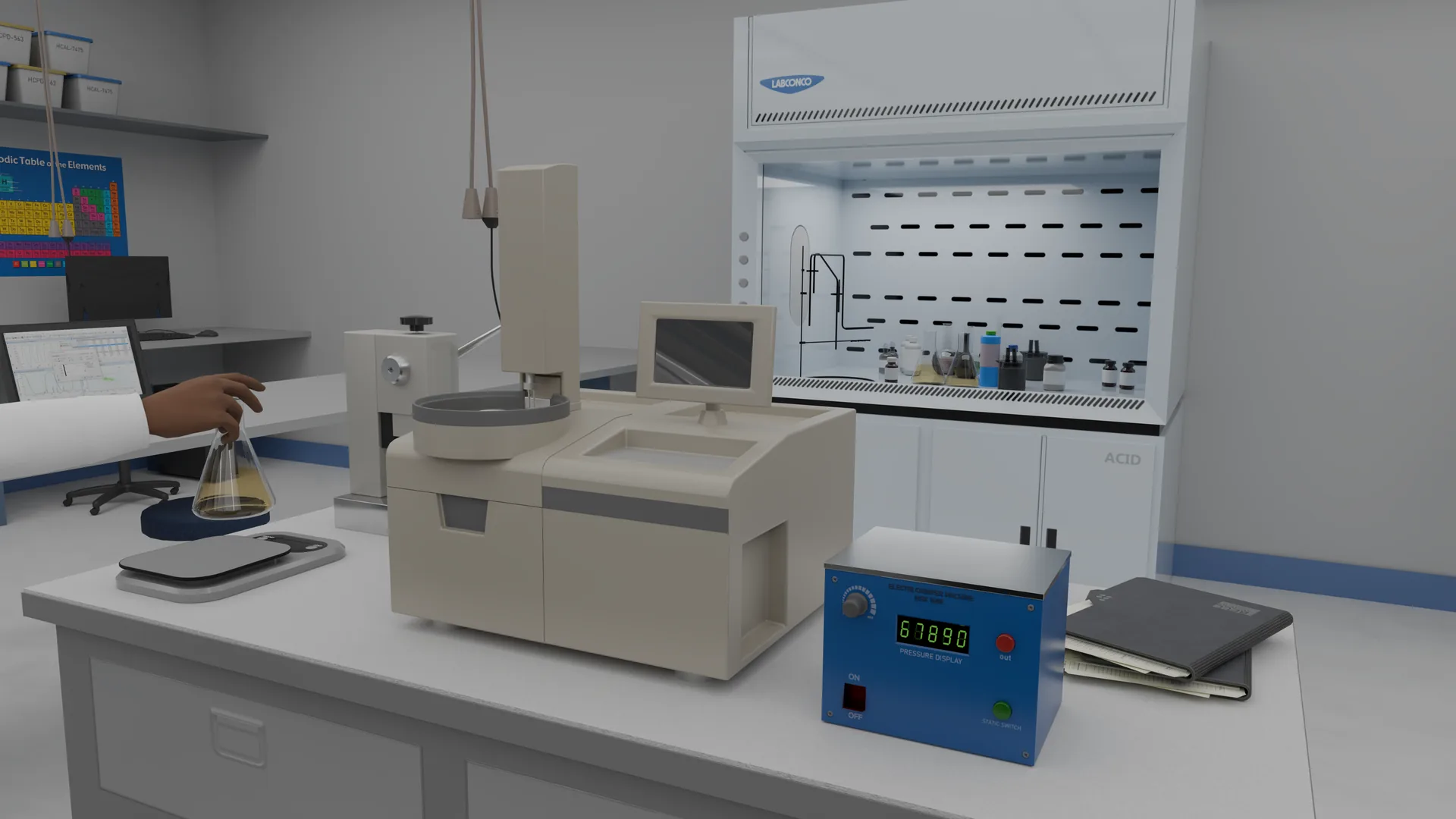 SIFY Virtual Chemistry Lab VR training environment